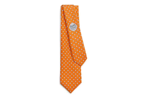 HERMES Ties Men's Orange