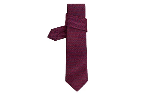 HERMES Grrrrr! Ties Men's Red