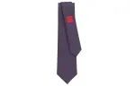 HERMES Shadow Ties Men's Marine Blue/Red