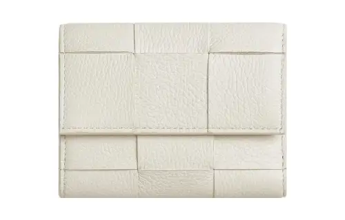 Bottega Veneta Calfskin Wallet Women's White
