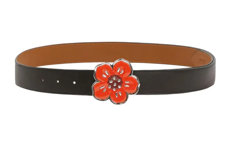 【Previous Season】Boke Flower leather belt
