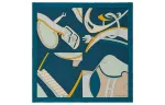 HERMES Scarves Men's Blue