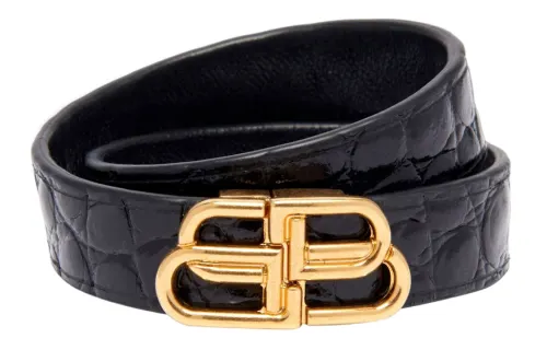 Balenciaga Cow Leather Wristbands Women's