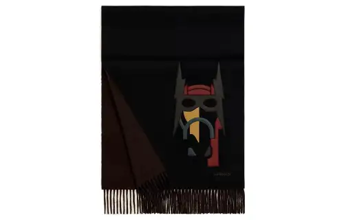 HERMES Knit Scarves Men's Brown