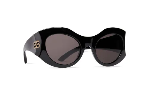 Balenciaga Hourglass Round Sunglasses