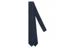 HERMES Tie Men's Marine Blue/Sky Blue