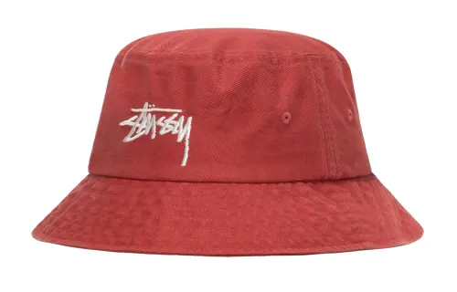 Stussy Bucket Hat Unisex Pink Orange