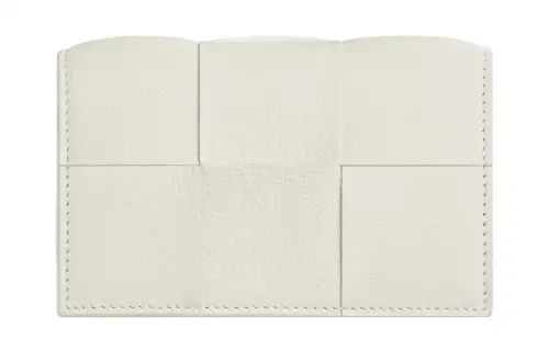 Bottega Veneta Cow Leather Card Holder Women's White