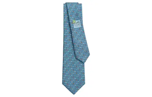 HERMES Business Casual Silk Ties Men's
