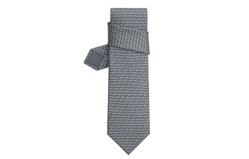 HERMES Twillbi Ties Men's Gray