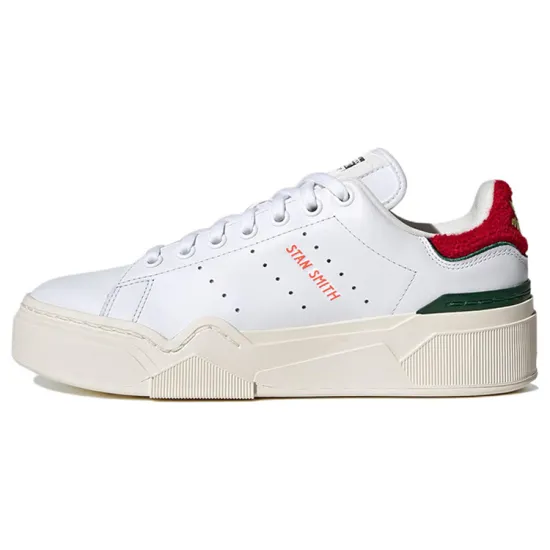 Adidas Originals Stan Smith Bonega 2B Cloud White Better Scarlet Collegiate Green Women's