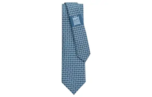 HERMES Ties Men's Blue