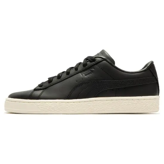 PUMA Basket Skateboarding Shoes Unisex Low-top Black