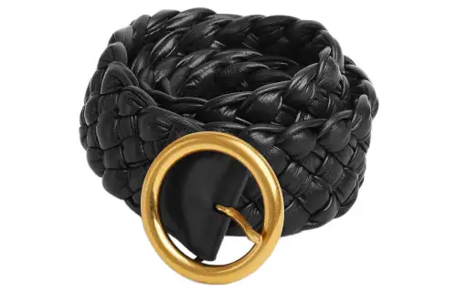 Balenciaga Leather Belts Women's Black