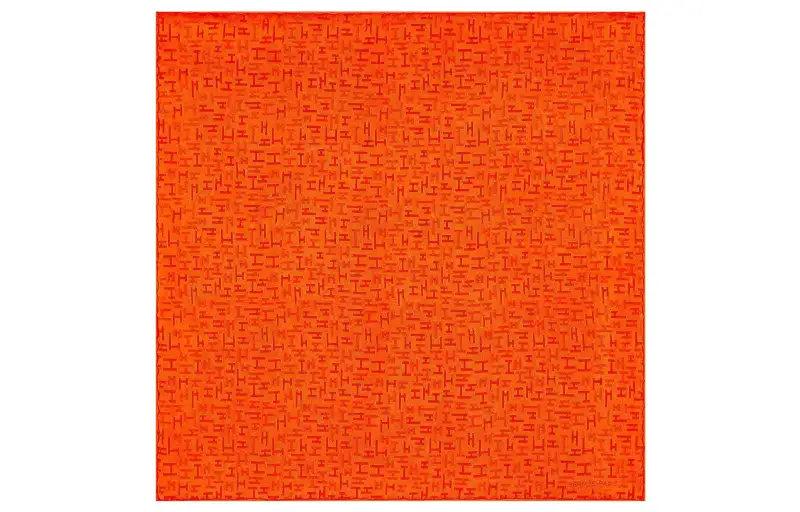 HERMES Dedale Silk Scarves Men's