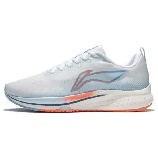 LiNing Red Hare 5 Durable Breathable Low-Top Running Shoes Women's White Blue