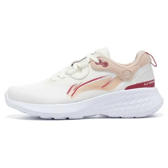 LINING Soft Series Casual Shoes Women's Low-Top White Brown