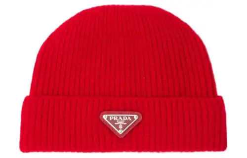 PRADA Beanies Men's Red