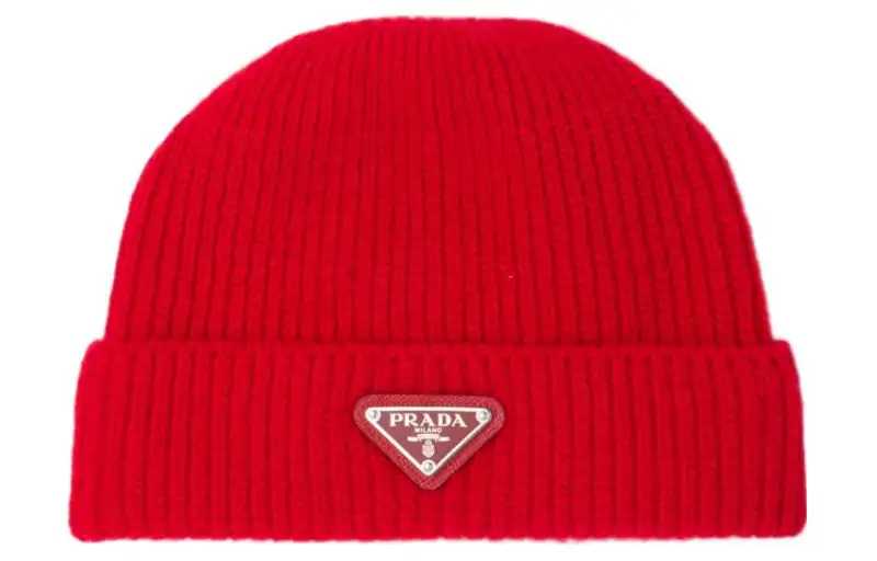 PRADA Beanies Men's Red