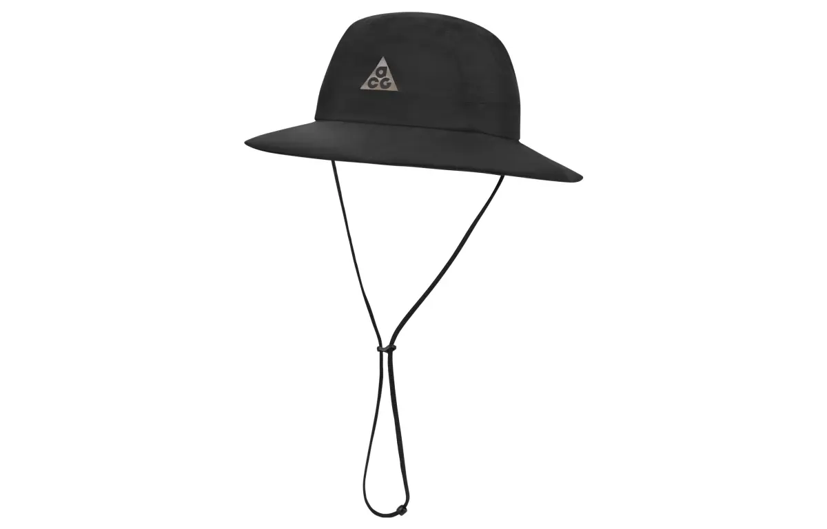 Nike Polyester, Polyamide Bucket Hats Unisex Black