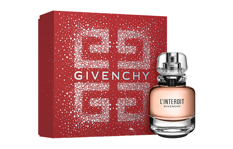 Givenchy, gift box, perfume, floral set, 35 ml, 50 ml, 80 ml