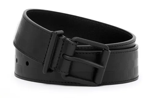 Burberry Leather Belts Men's Width 3.5cm