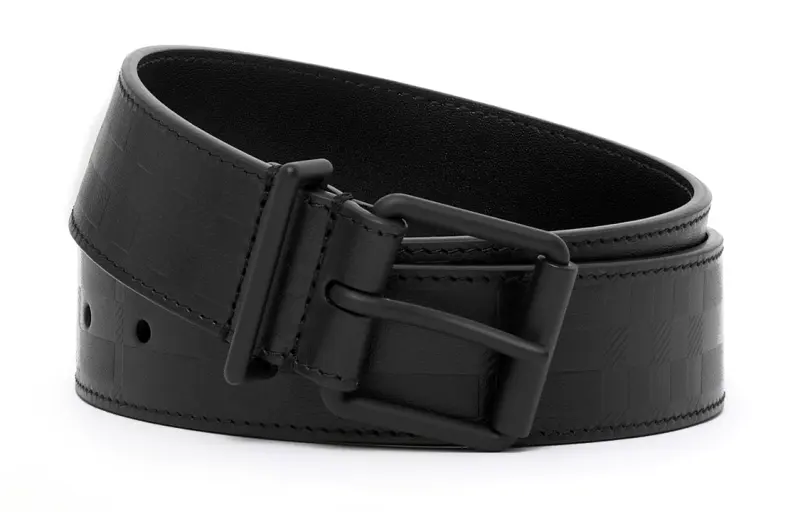 Burberry Leather Belts Men's Width 3.5cm