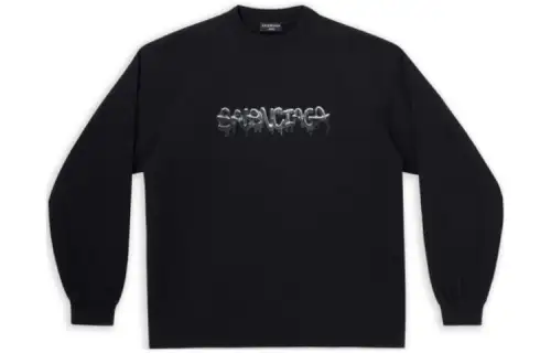 Balenciaga SS22 T Shirt Loose Fit Men's Black
