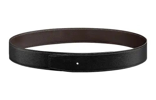 HERMES Cow Leather Belts Men's Width 3.8cm