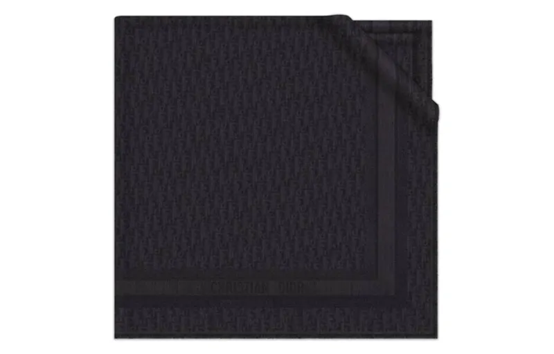 DIOR Knit Scarves Women's Black