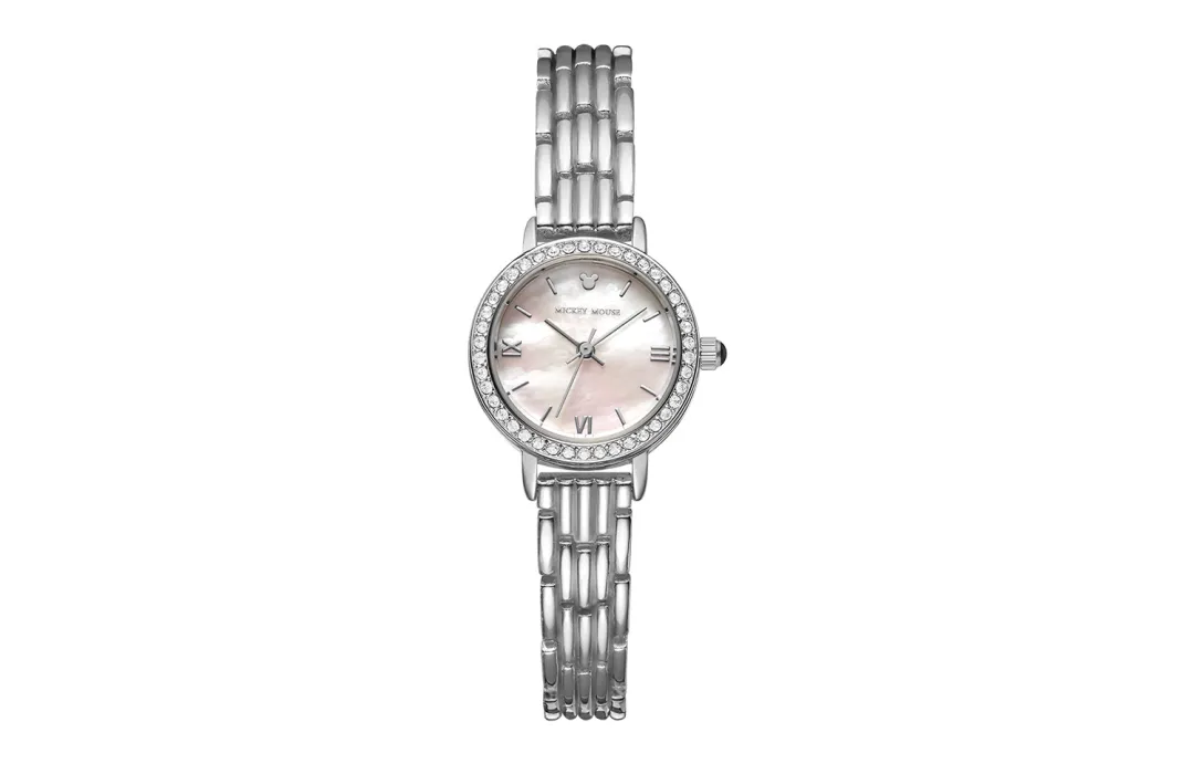 Disney Quartz Movement Alloy Strap Watch Women's Watch White Dial Box
