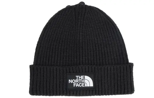 THE NORTH FACE Kids Logo patch Ribbed Beanie