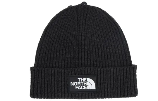 THE NORTH FACE Kids Logo patch Ribbed Beanie