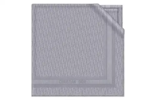 DIOR Knit Scarves Women's Gray