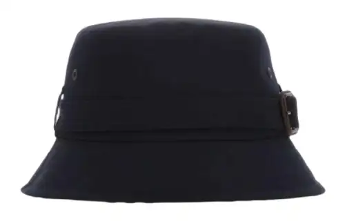Burberry buckle-detail cotton bucket hat