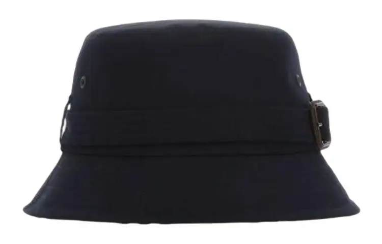 Burberry buckle-detail cotton bucket hat