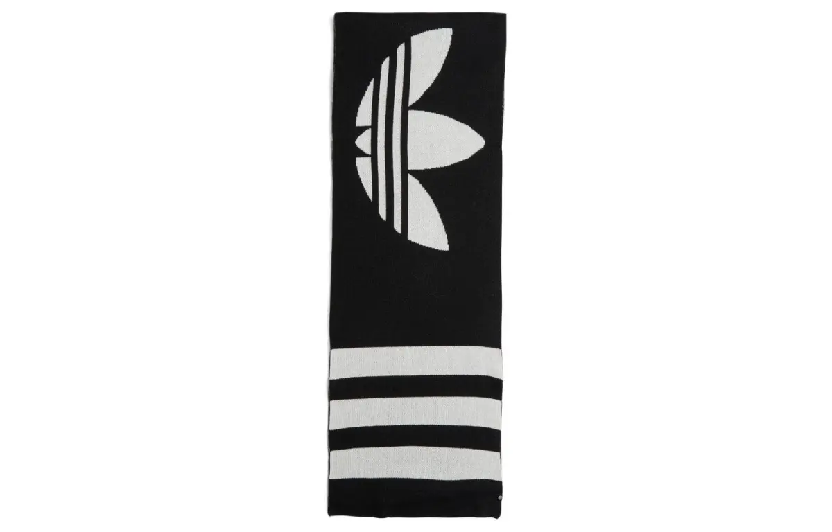 Adidas Originals Polyester Knit Scarves Unisex Black