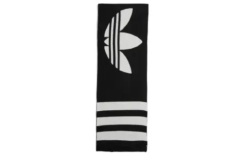 Adidas Originals Polyester Knit Scarves Unisex Black