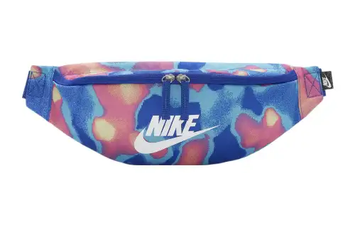 Nike Fabric Crossbody Bag, Fanny Pack Medium Women's Blue/White