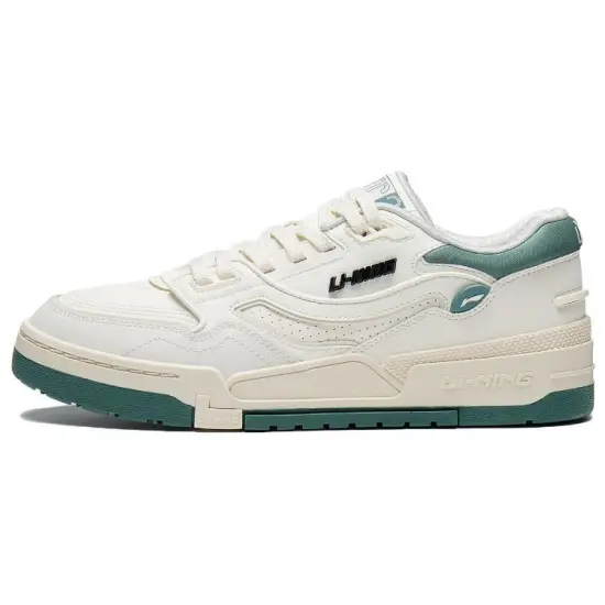 LINING 001 BTC Skateboard Shoes Men Low-Top White/Green