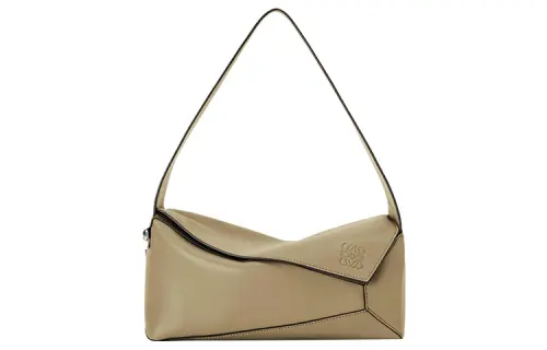LOEWE Puzzle Hobo Calfskin One Shoulder Handbag Regular Women's Artichoke Green