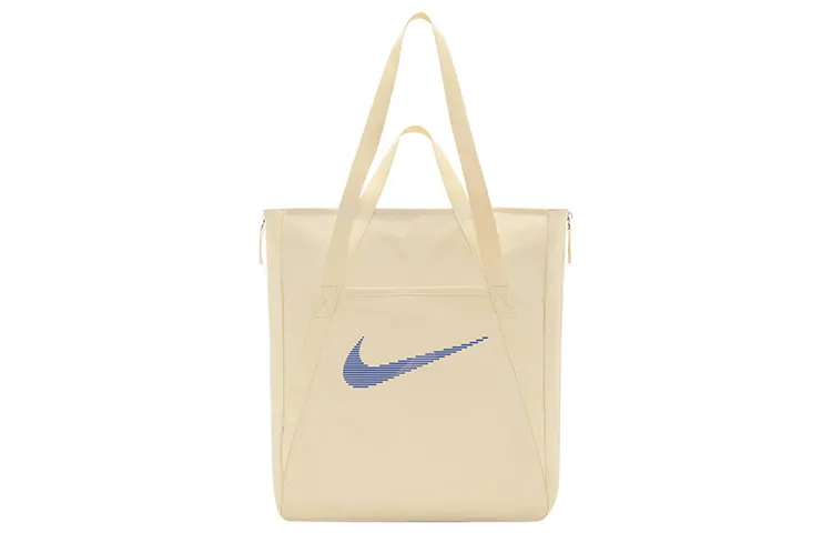 Nike Polyester Tote Bag, Shopping Bag, Handbag, Shoulder Bag Regular Unisex Yellow