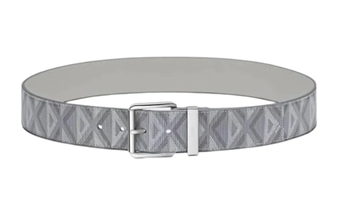 DIOR Cow Leather Belts Men's Width 4cm