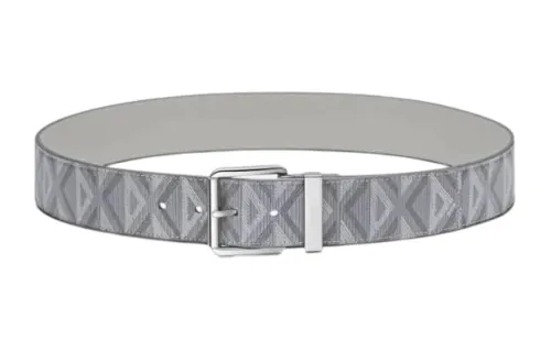 DIOR Cow Leather Belts Men's Width 4cm