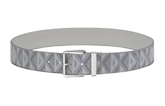 DIOR Cow Leather Belts Men's Width 4cm