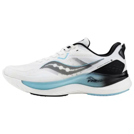 Saucony Phoenix Inferno 2 Running Shoes Men Low-Top White Black Blue