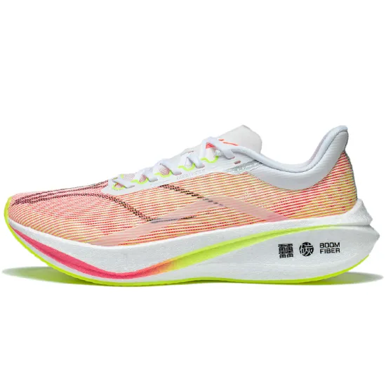 LINING Feidian 3 Challenger Running Shoes Women's Low-Top Pink/White