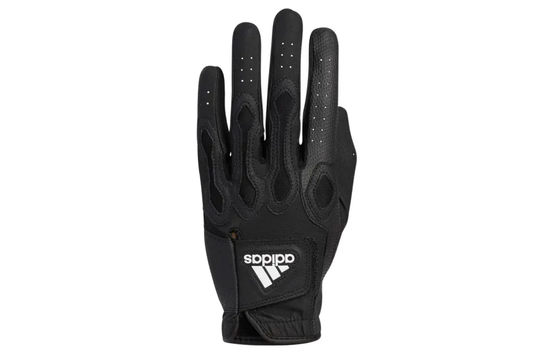 Adidas Polyurethane, Synthetic Leather, Polyester, Elastane Sports Gloves Men's Black