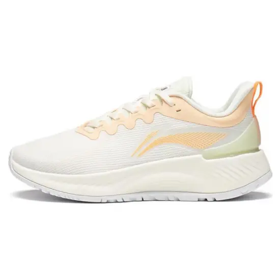LINING YueYing Element Running Shoes Women's Low-Top White/Sand Orange