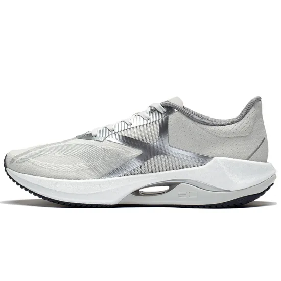 LINING Super Light 20 Running Shoes Men Low-Top Gray Silver